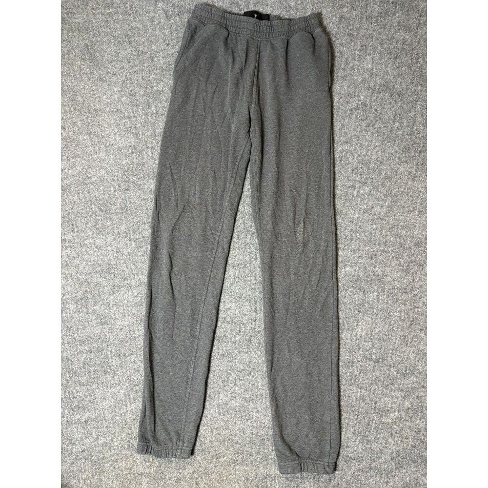 American Tall Sweatpants Mens 31x36 Gray Jersey Jogger Elastic Waist Casual